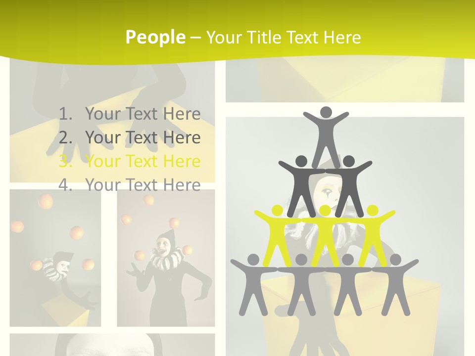 Hand Pose Performer PowerPoint Template