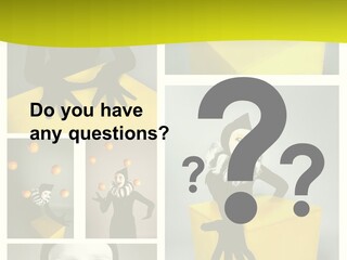 Hand Pose Performer PowerPoint Template
