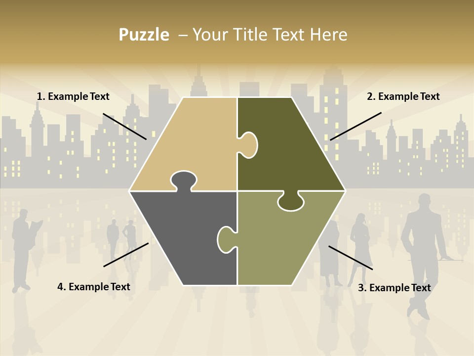 Property Drawing Wealthy PowerPoint Template