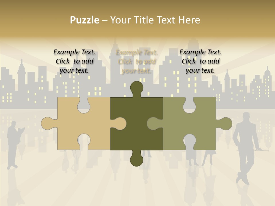 Property Drawing Wealthy PowerPoint Template