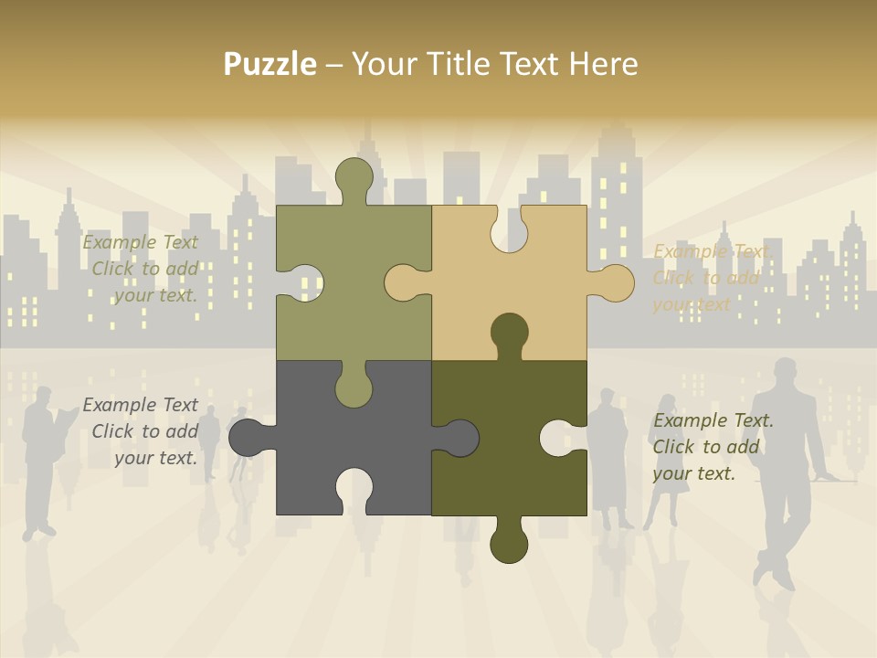 Property Drawing Wealthy PowerPoint Template