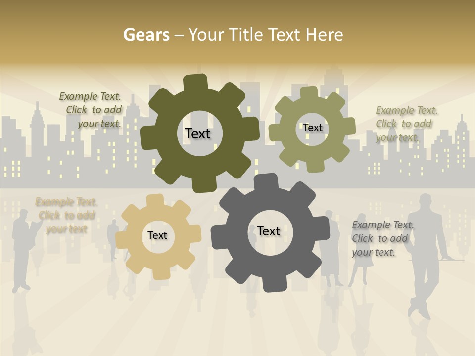 Property Drawing Wealthy PowerPoint Template