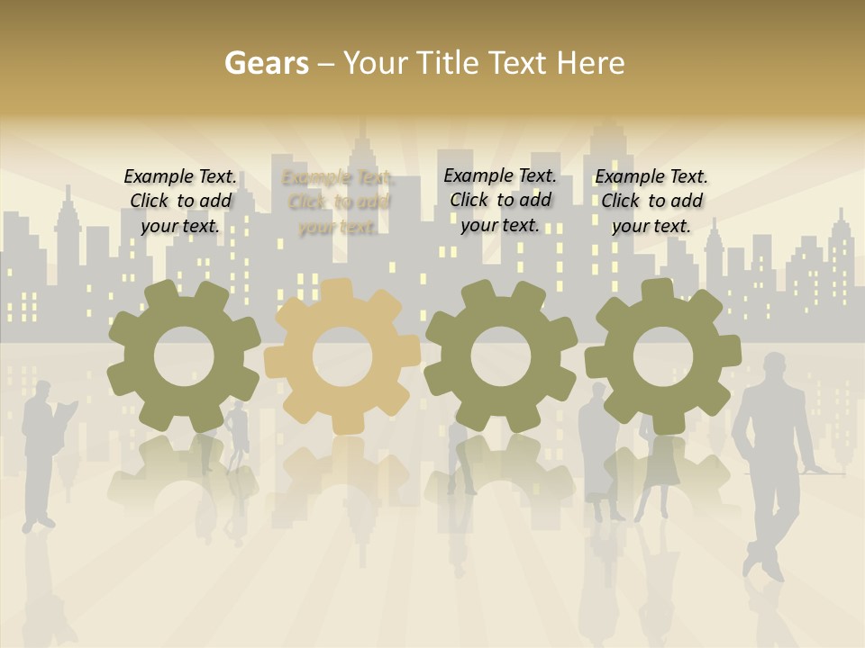 Property Drawing Wealthy PowerPoint Template