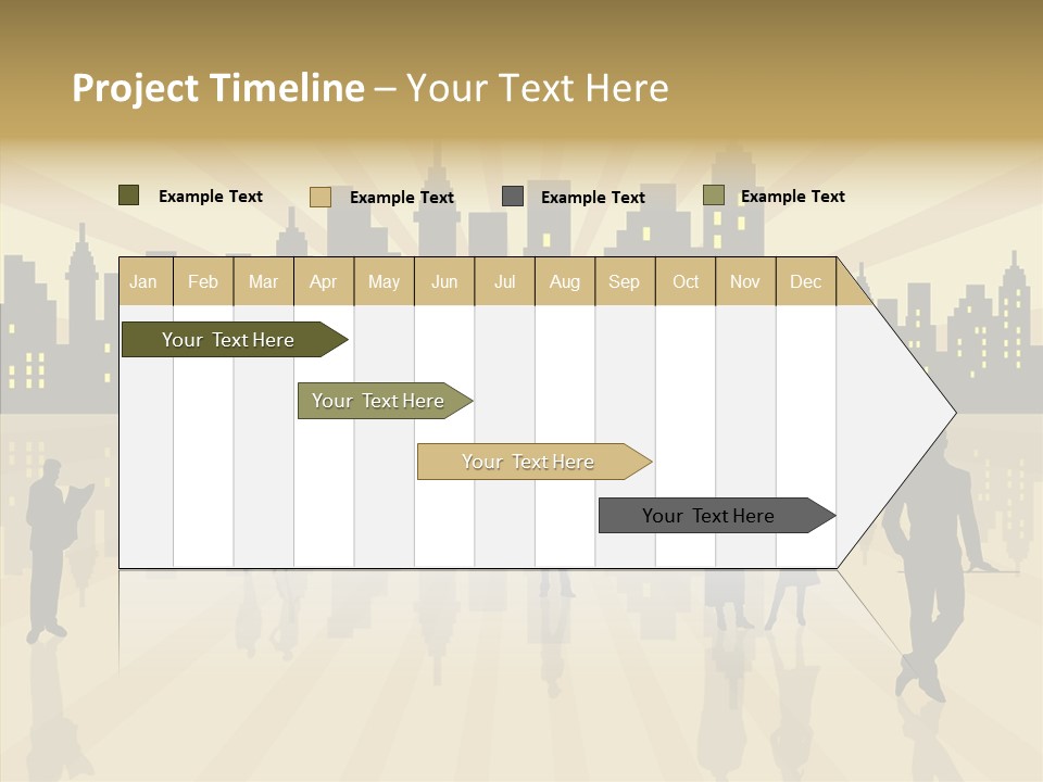 Property Drawing Wealthy PowerPoint Template