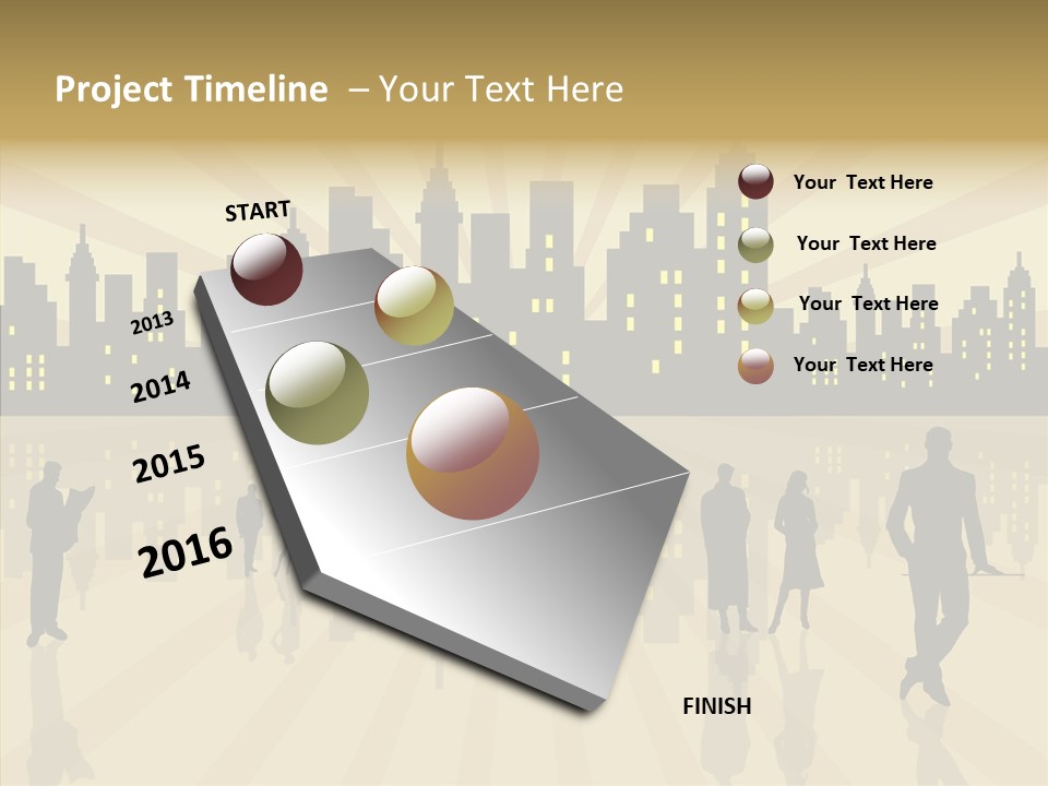 Property Drawing Wealthy PowerPoint Template