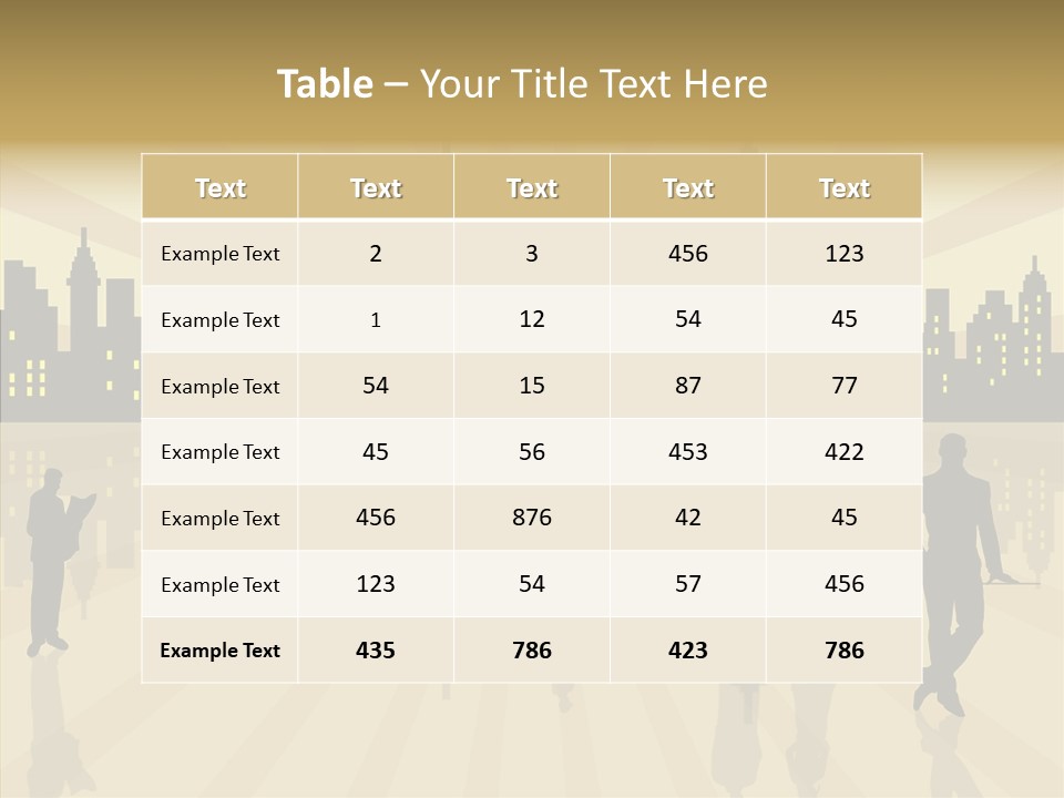 Property Drawing Wealthy PowerPoint Template