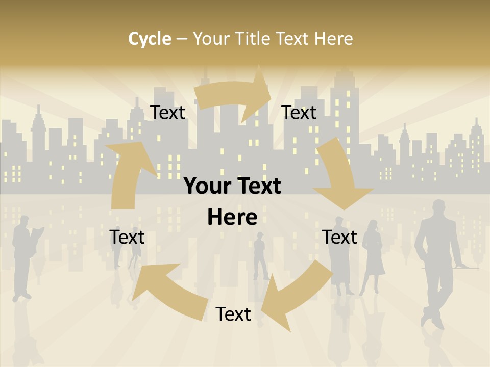 Property Drawing Wealthy PowerPoint Template