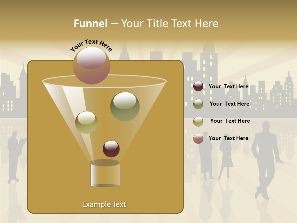 Property Drawing Wealthy PowerPoint Template