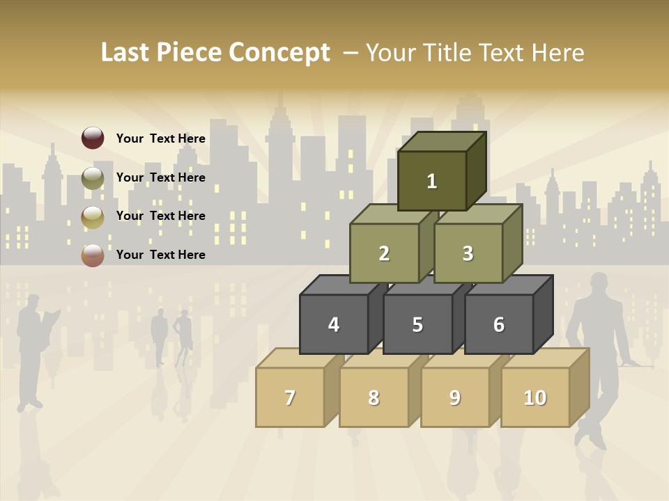Property Drawing Wealthy PowerPoint Template