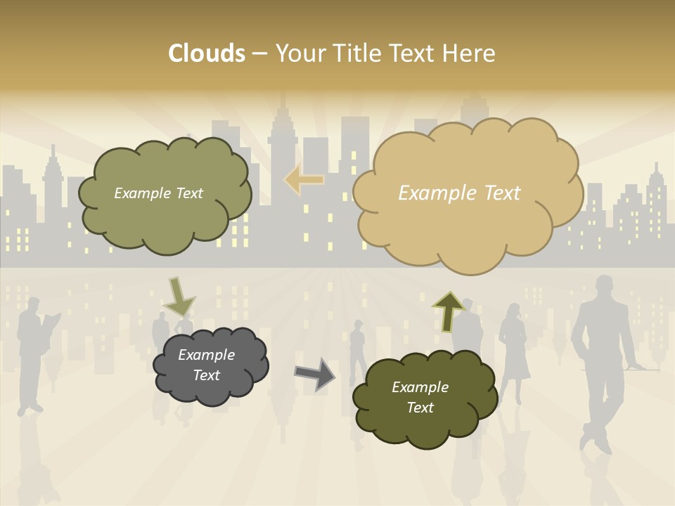 Property Drawing Wealthy PowerPoint Template