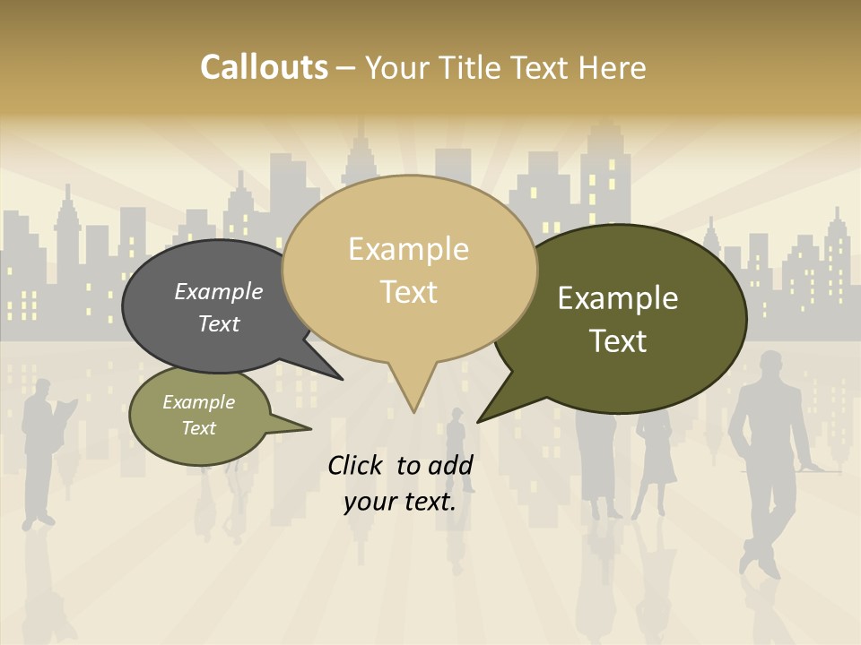 Property Drawing Wealthy PowerPoint Template