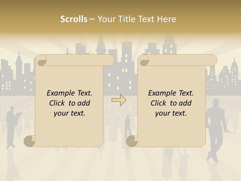 Property Drawing Wealthy PowerPoint Template