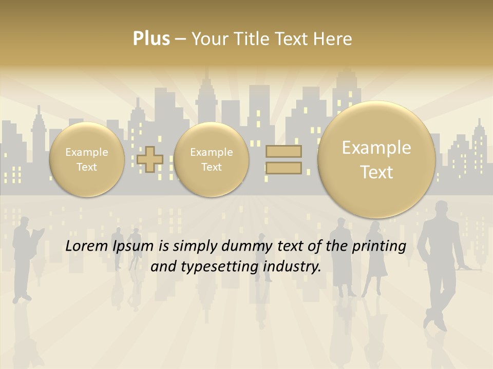 Property Drawing Wealthy PowerPoint Template