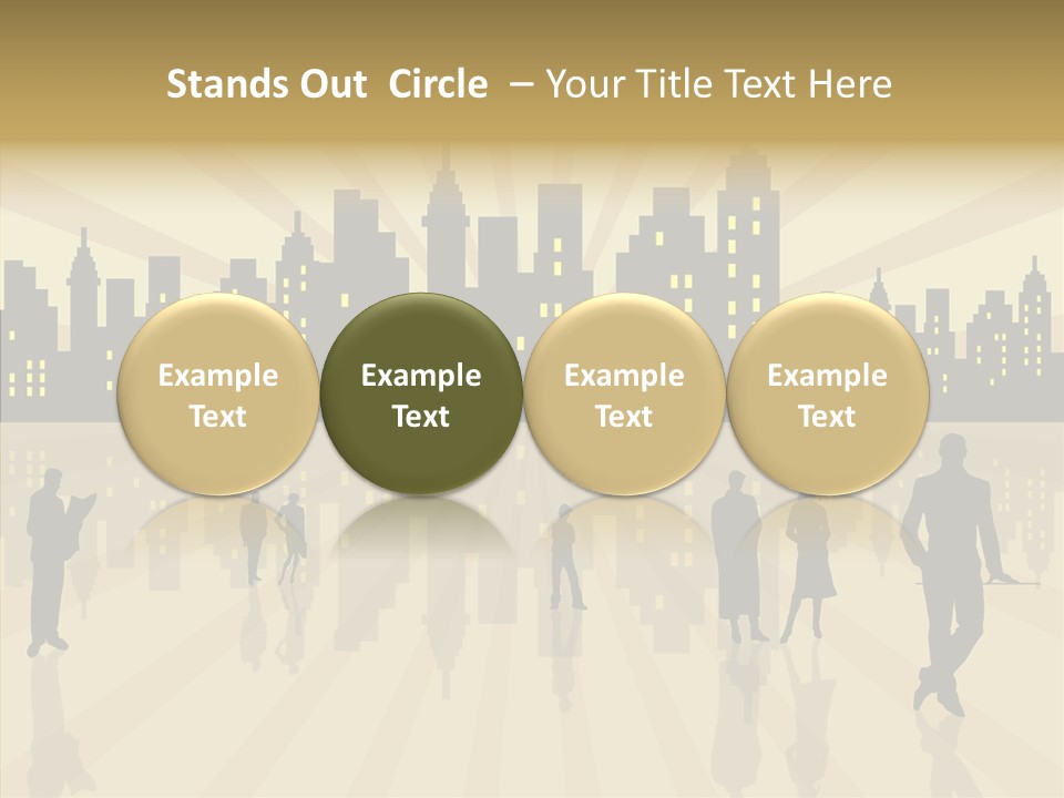 Property Drawing Wealthy PowerPoint Template