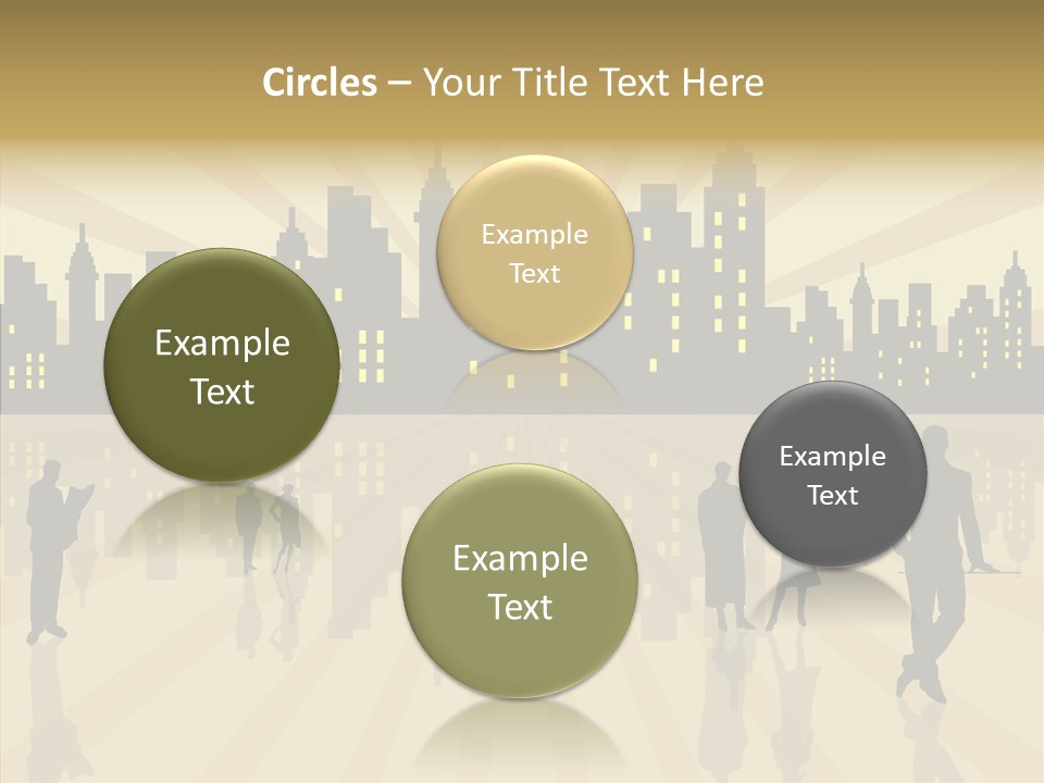 Property Drawing Wealthy PowerPoint Template