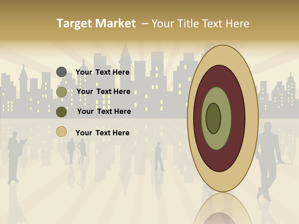 Property Drawing Wealthy PowerPoint Template