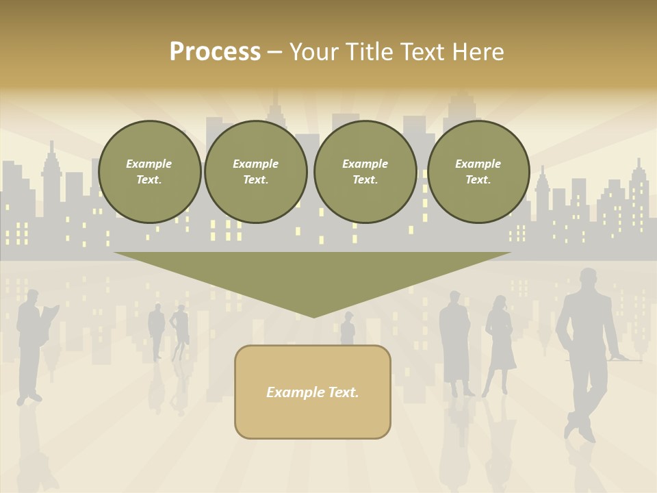 Property Drawing Wealthy PowerPoint Template