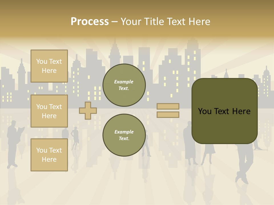 Property Drawing Wealthy PowerPoint Template
