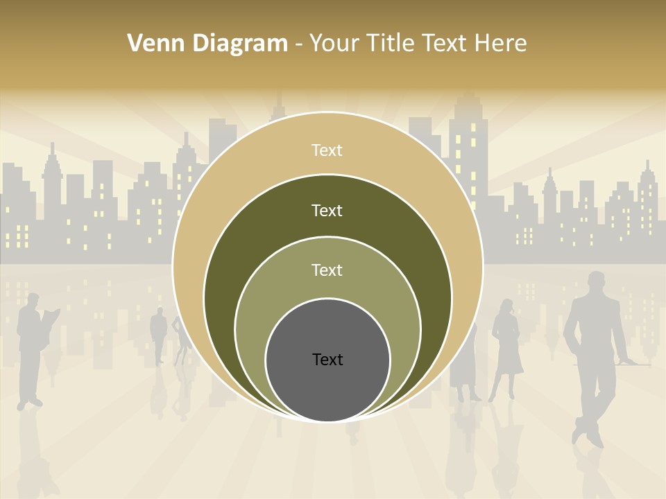 Property Drawing Wealthy PowerPoint Template