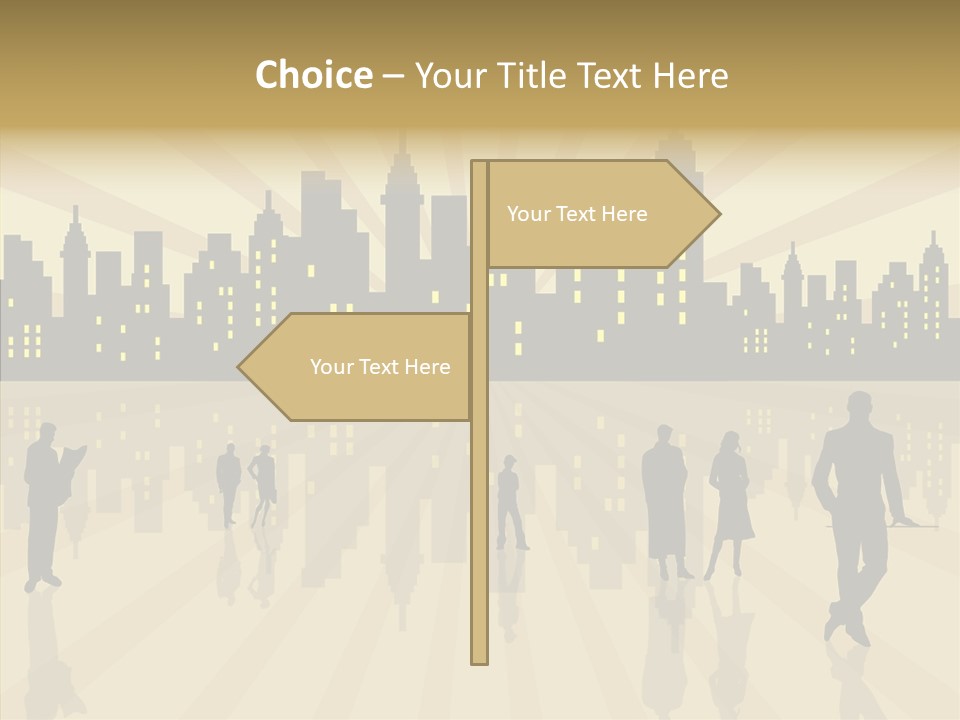 Property Drawing Wealthy PowerPoint Template