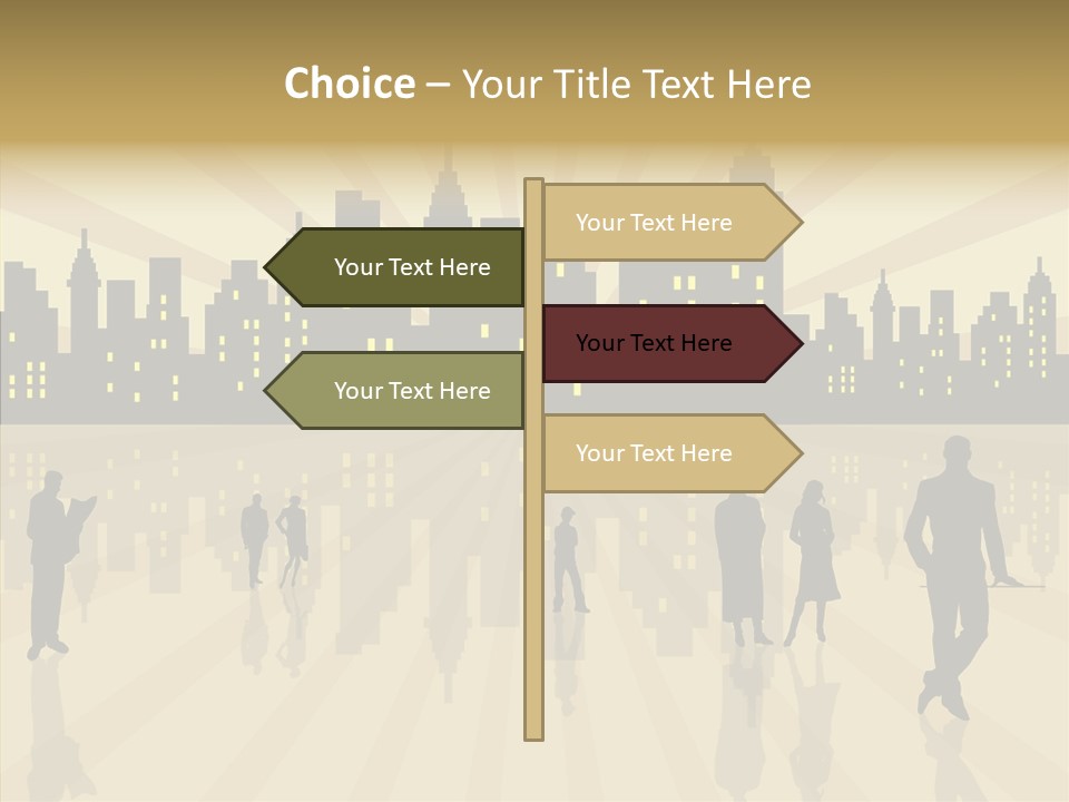 Property Drawing Wealthy PowerPoint Template