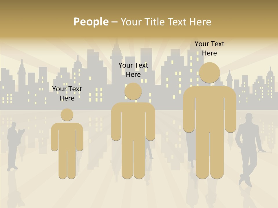 Property Drawing Wealthy PowerPoint Template