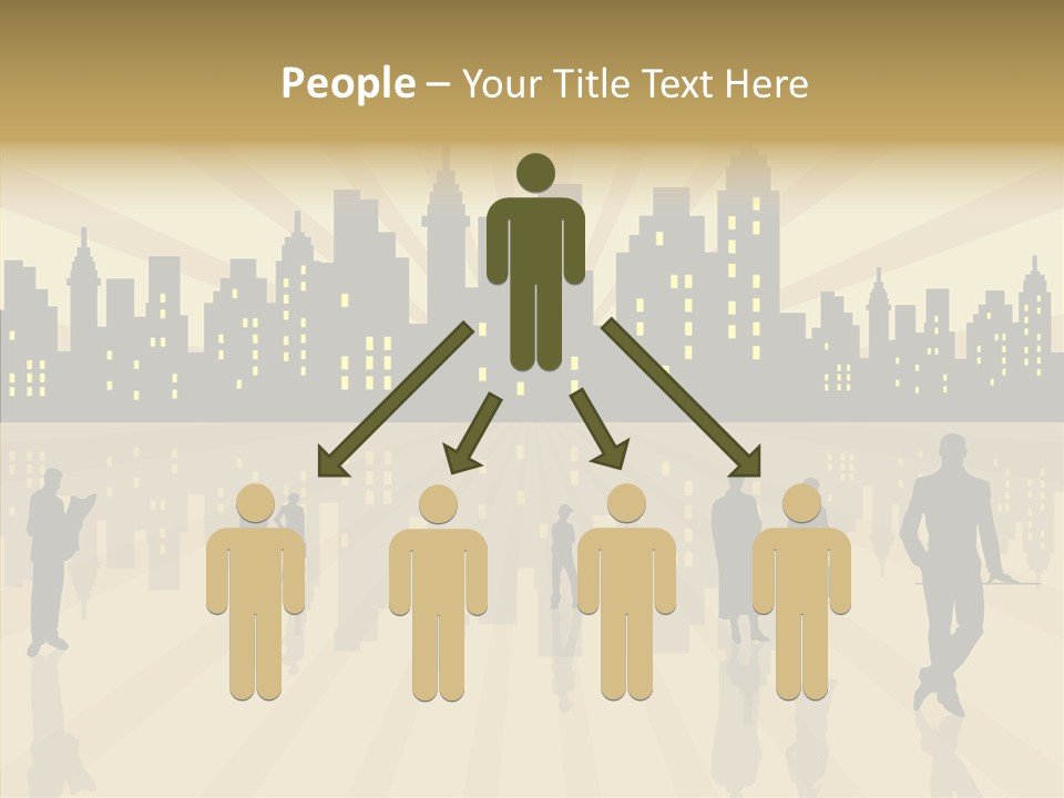 Property Drawing Wealthy PowerPoint Template