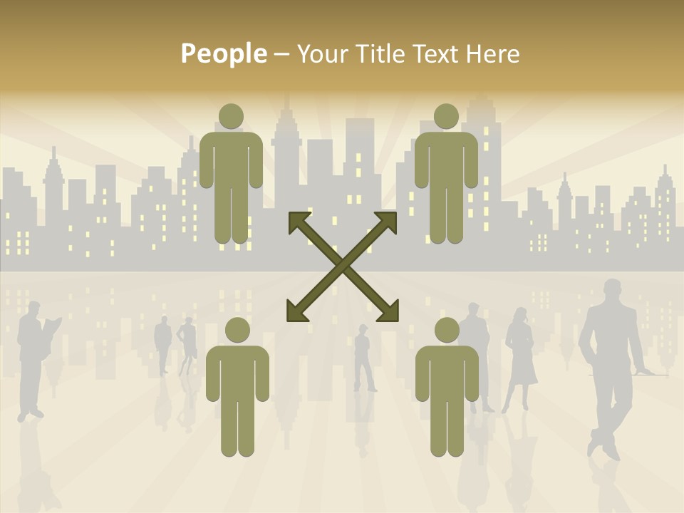 Property Drawing Wealthy PowerPoint Template