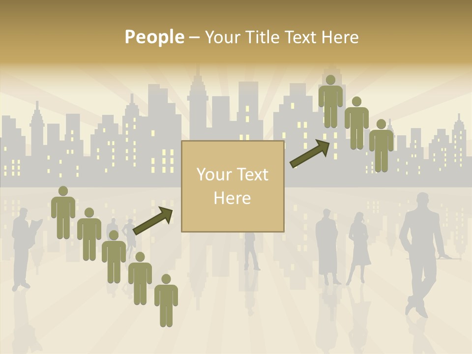 Property Drawing Wealthy PowerPoint Template