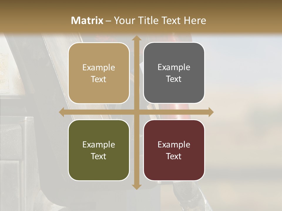 Oil Nozzle Gasoline PowerPoint Template