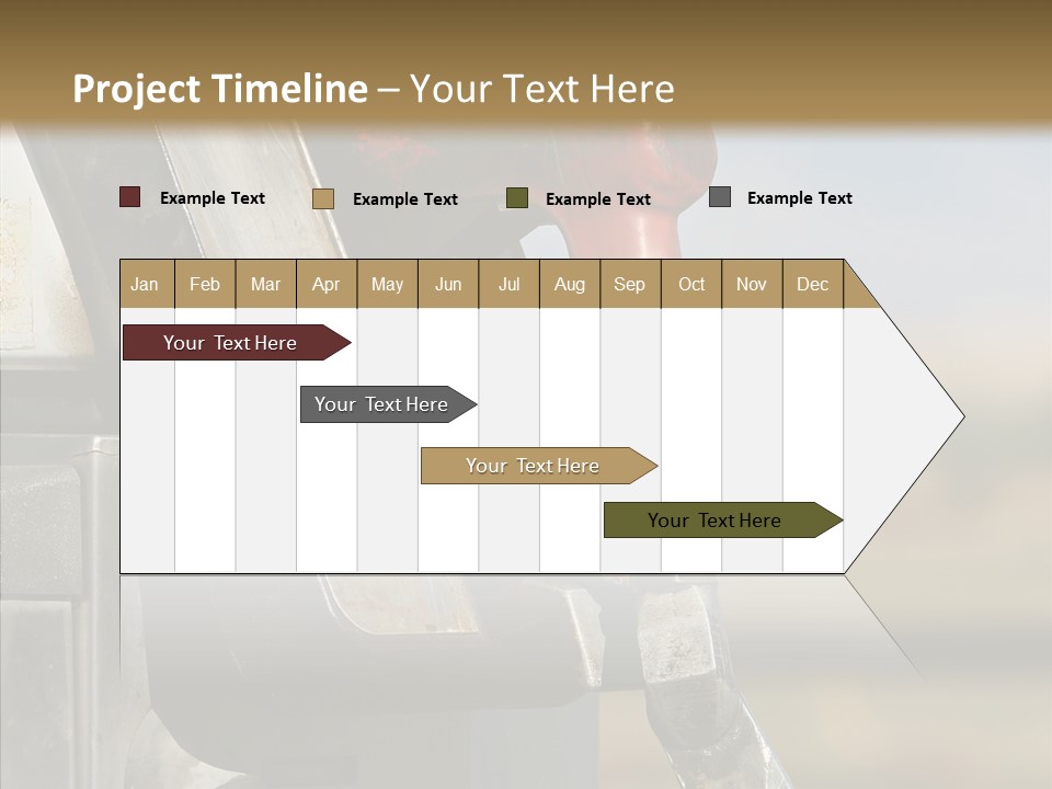 Oil Nozzle Gasoline PowerPoint Template