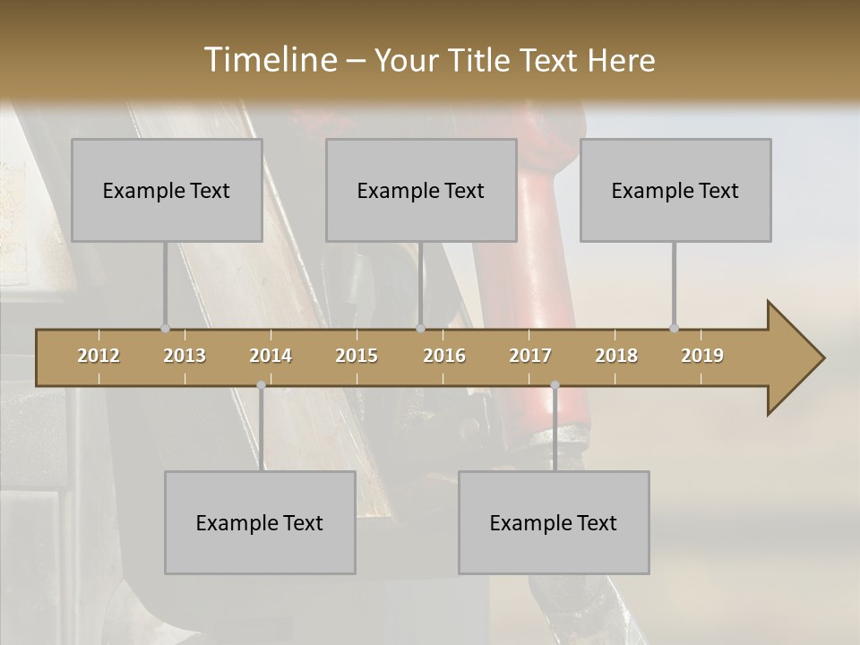 Oil Nozzle Gasoline PowerPoint Template