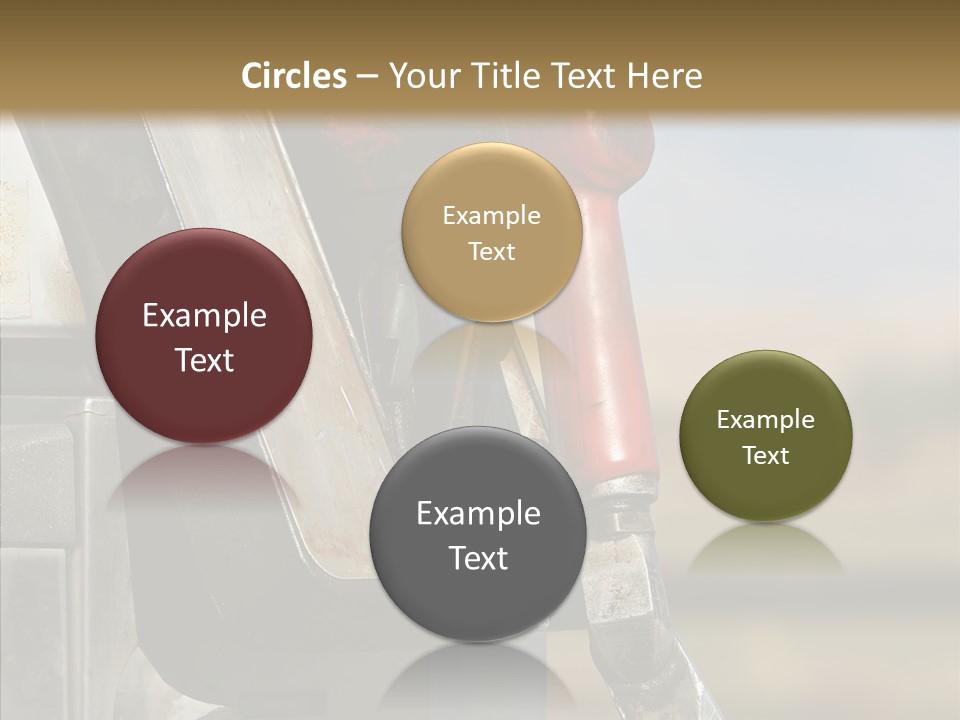 Oil Nozzle Gasoline PowerPoint Template