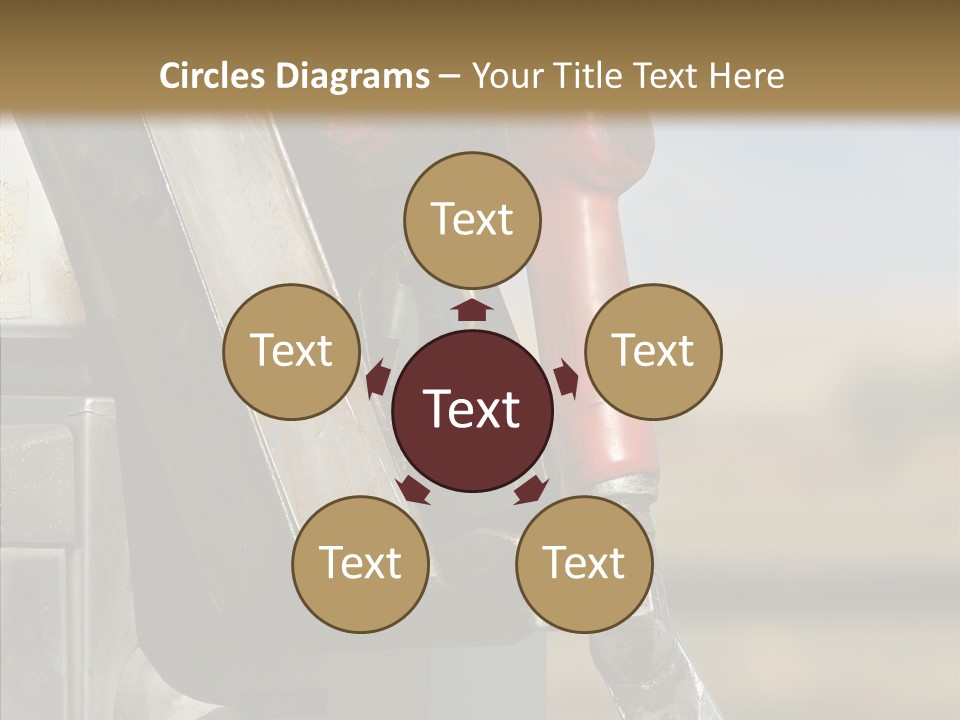Oil Nozzle Gasoline PowerPoint Template