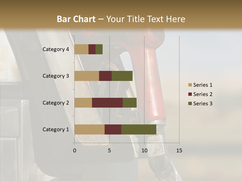 Oil Nozzle Gasoline PowerPoint Template