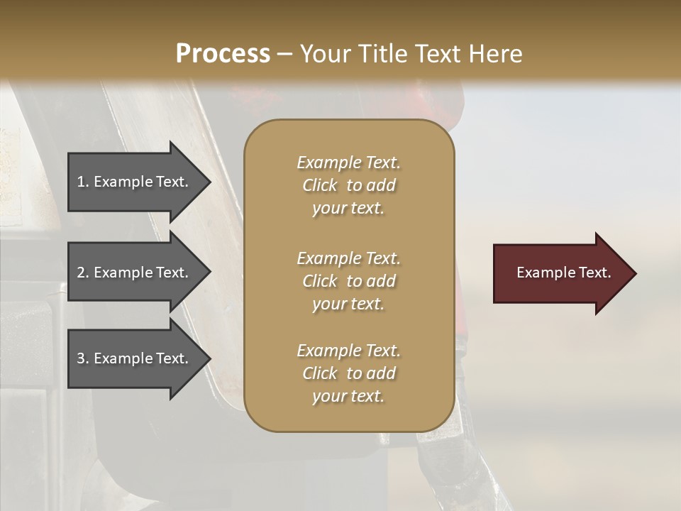 Oil Nozzle Gasoline PowerPoint Template