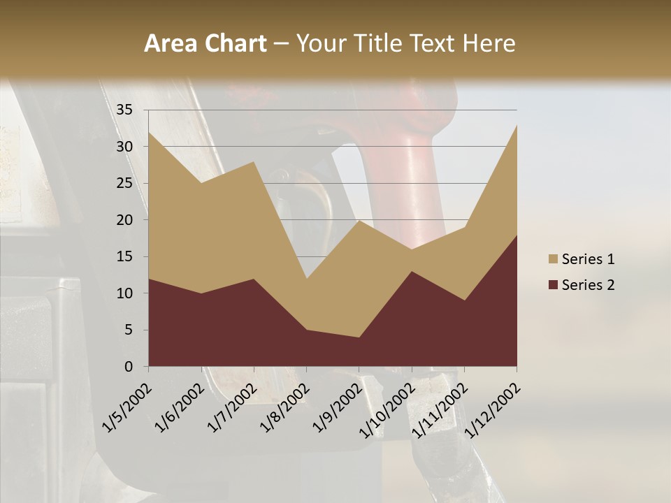 Oil Nozzle Gasoline PowerPoint Template