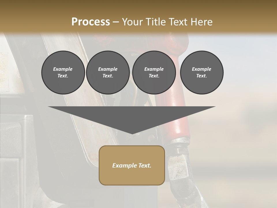 Oil Nozzle Gasoline PowerPoint Template