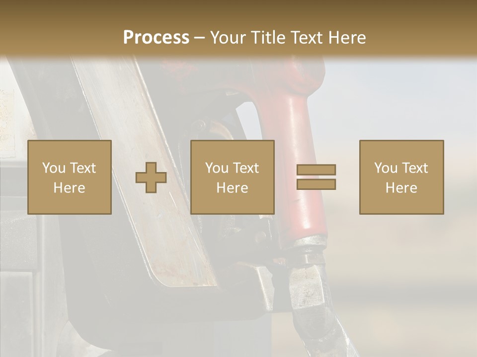 Oil Nozzle Gasoline PowerPoint Template