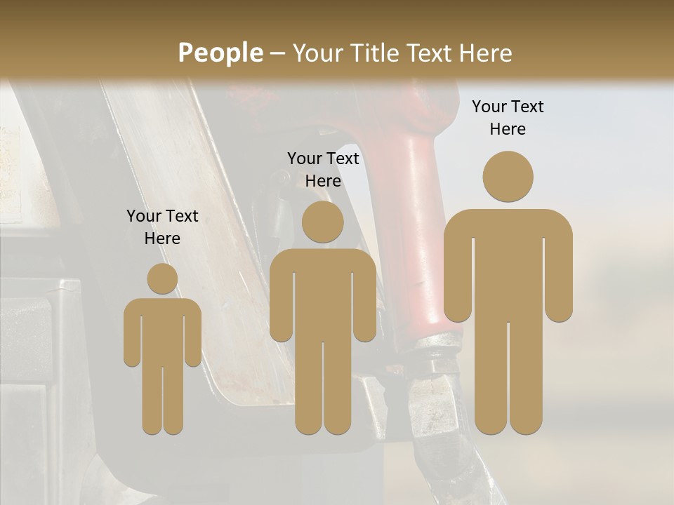 Oil Nozzle Gasoline PowerPoint Template