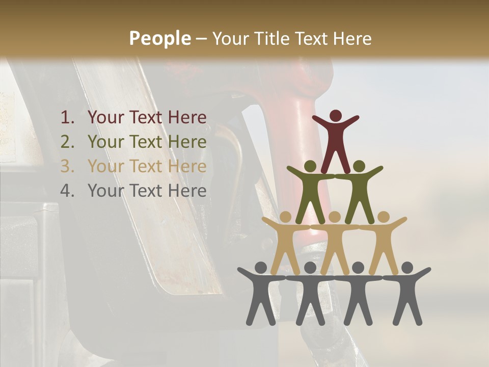 Oil Nozzle Gasoline PowerPoint Template