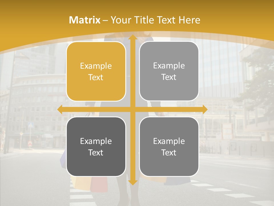 Shop Market City PowerPoint Template