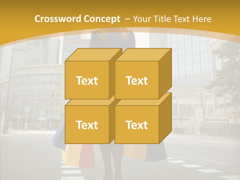Shop Market City PowerPoint Template