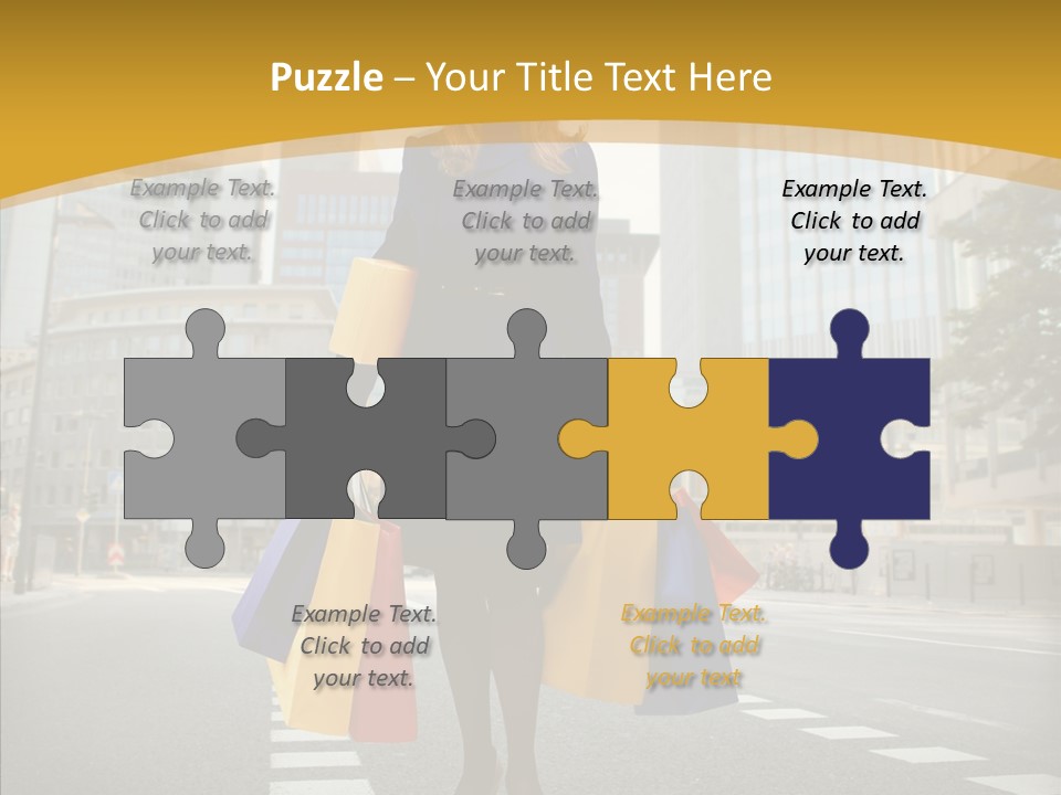 Shop Market City PowerPoint Template