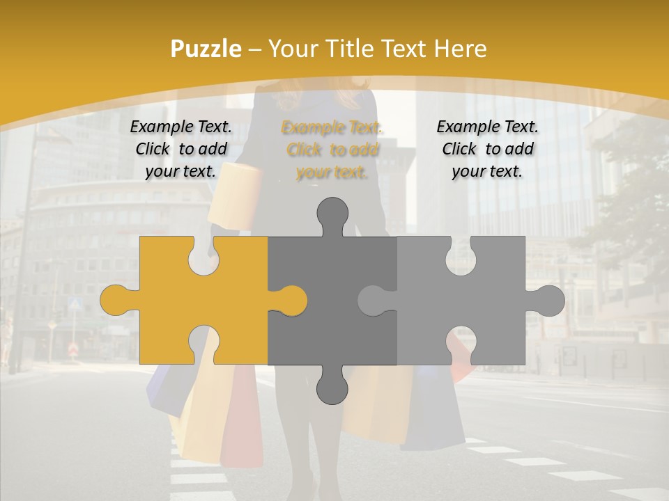 Shop Market City PowerPoint Template