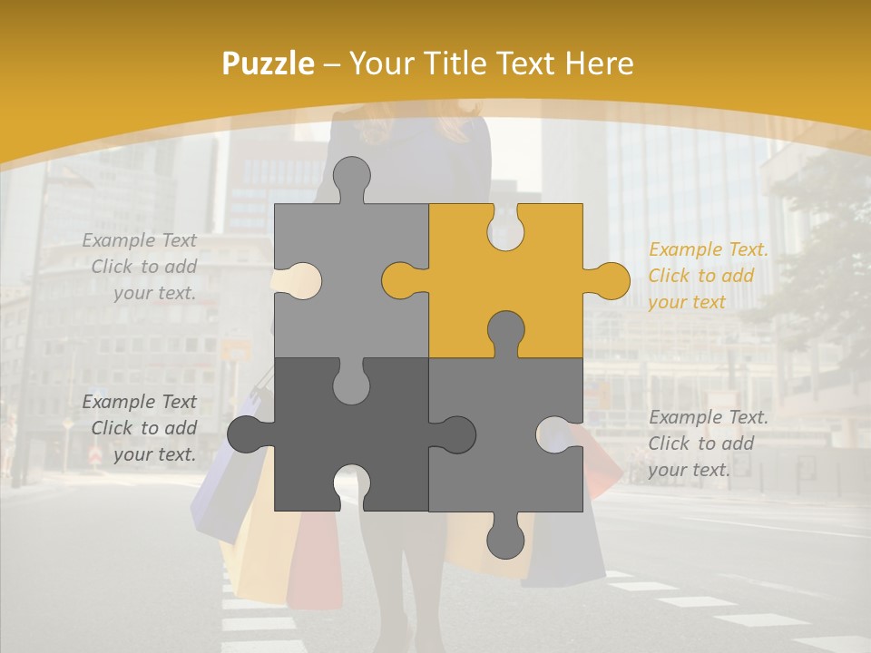 Shop Market City PowerPoint Template