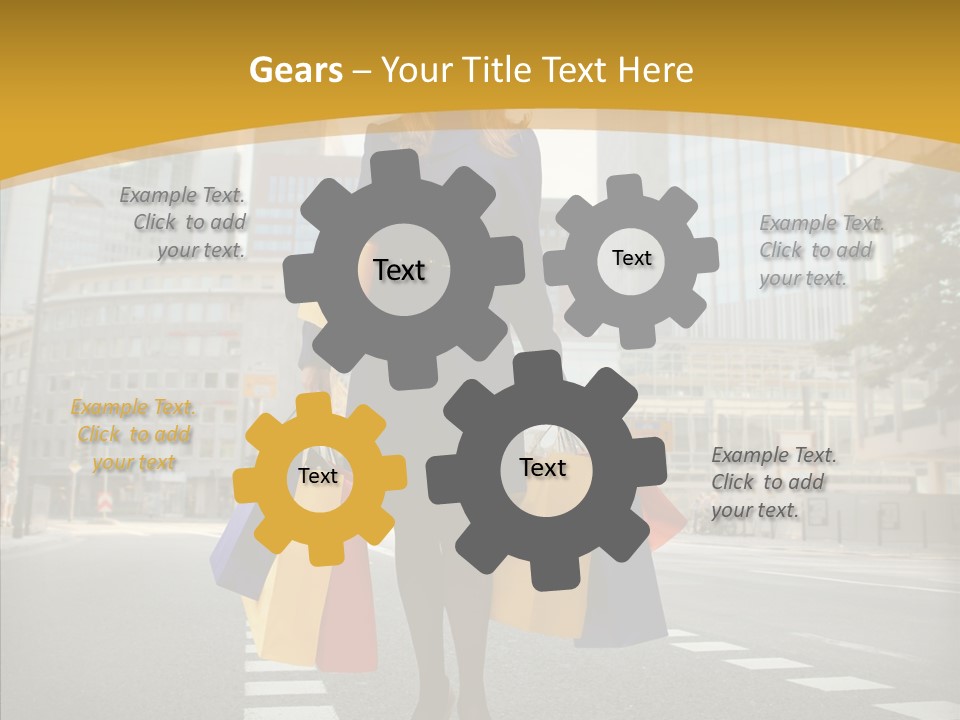 Shop Market City PowerPoint Template