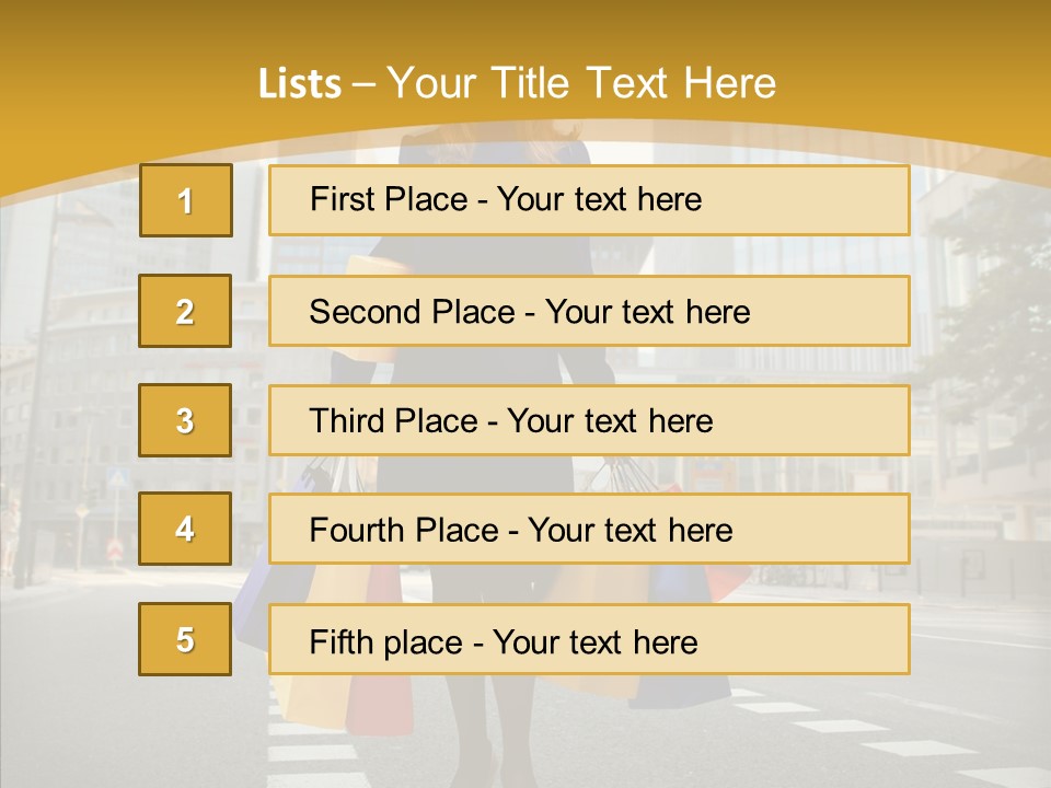 Shop Market City PowerPoint Template