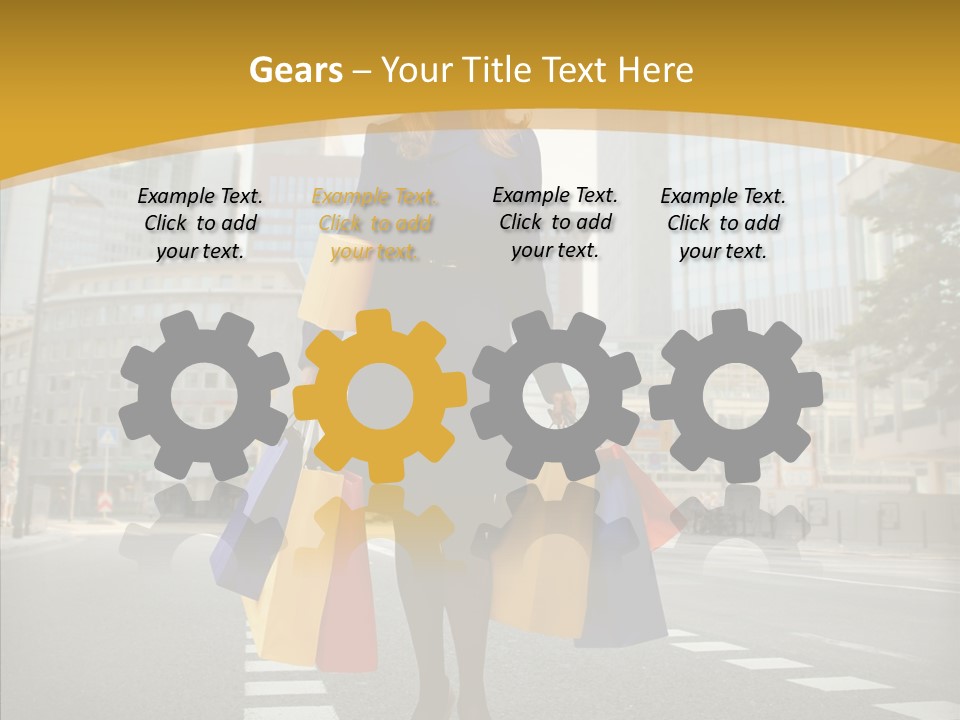 Shop Market City PowerPoint Template