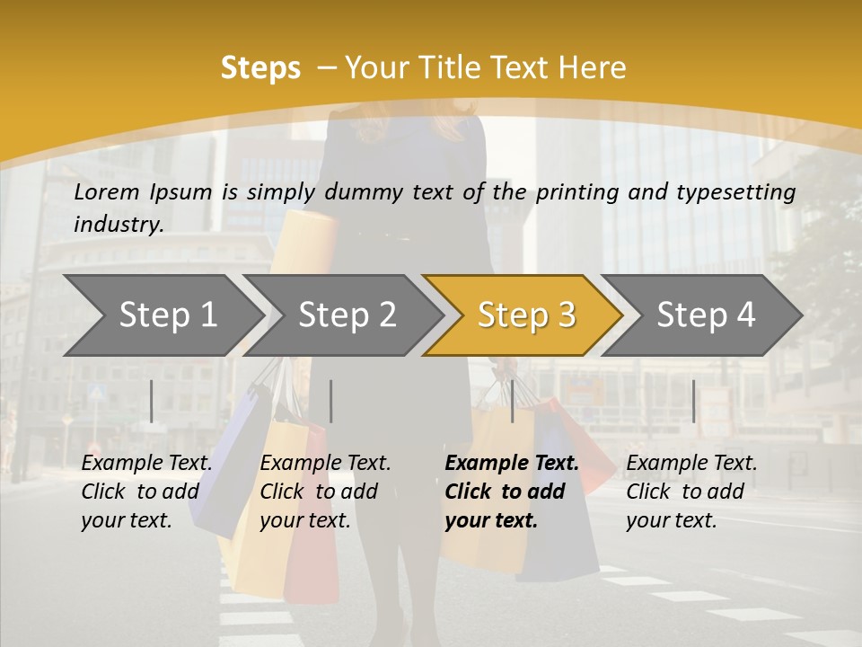 Shop Market City PowerPoint Template